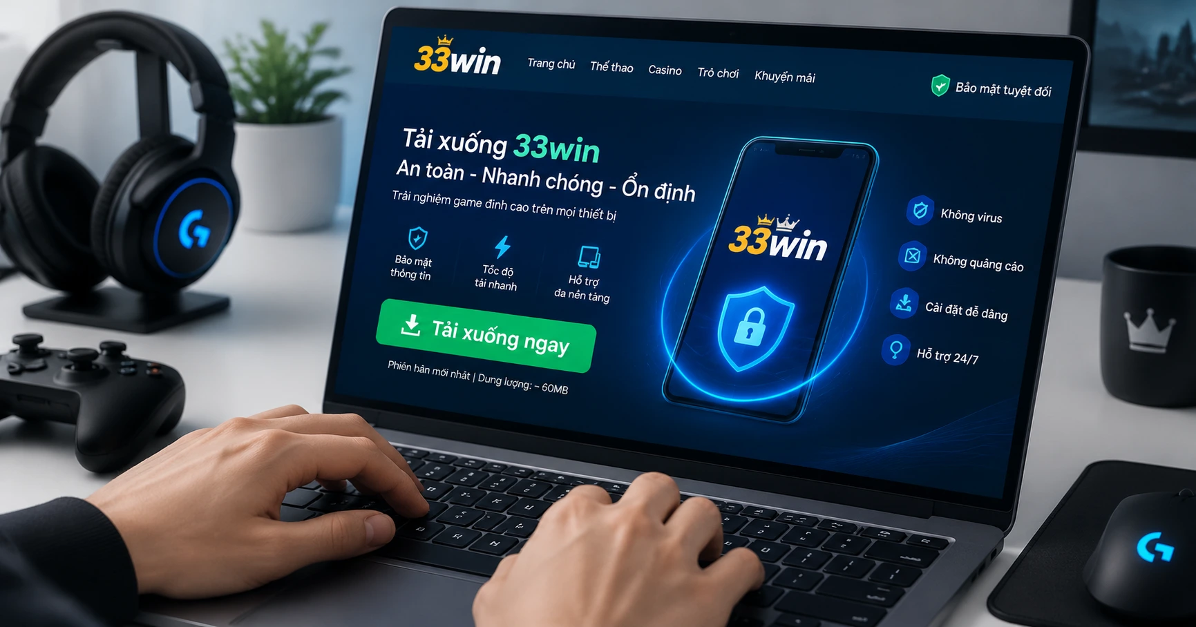 Hướng Dẫn Chi Tiết Cách Link Tải 33win Nhanh Và An Toàn Nhất - image 2