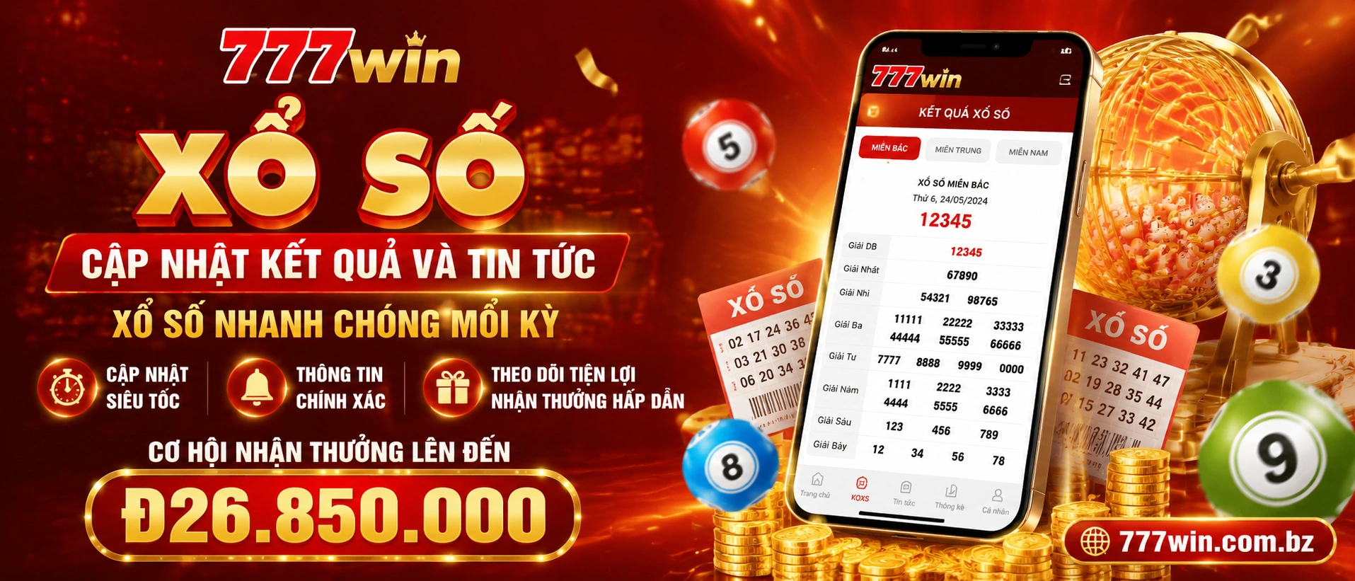 Xổ Số Online tại 777Win